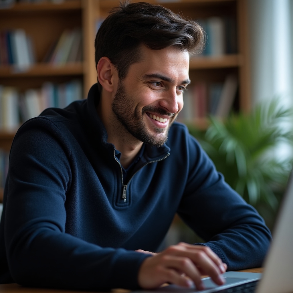 Formator revizuind formule Excel la birou, într-un spațiu de lucru luminos